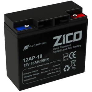 باتری یوپی اس 12 ولت 18 آمپر آکو باتری زیکو