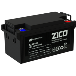 باتری یوپی اس 12 ولت 65 آمپر آکو باتری زیکو