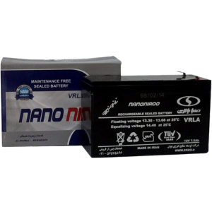 باتری یوپی اس 12 ولت 7.5 آمپر صباباتری